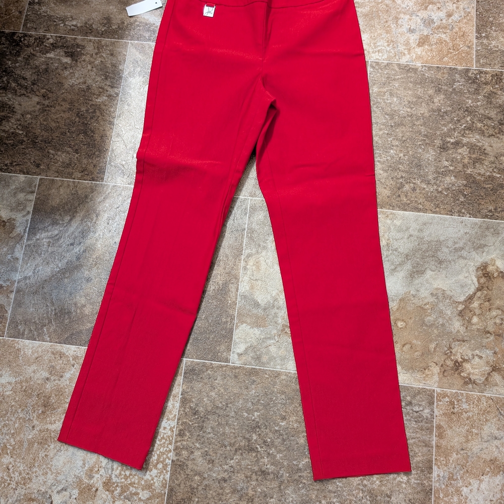 Joseph Ribkoff Bold Red Trousers
